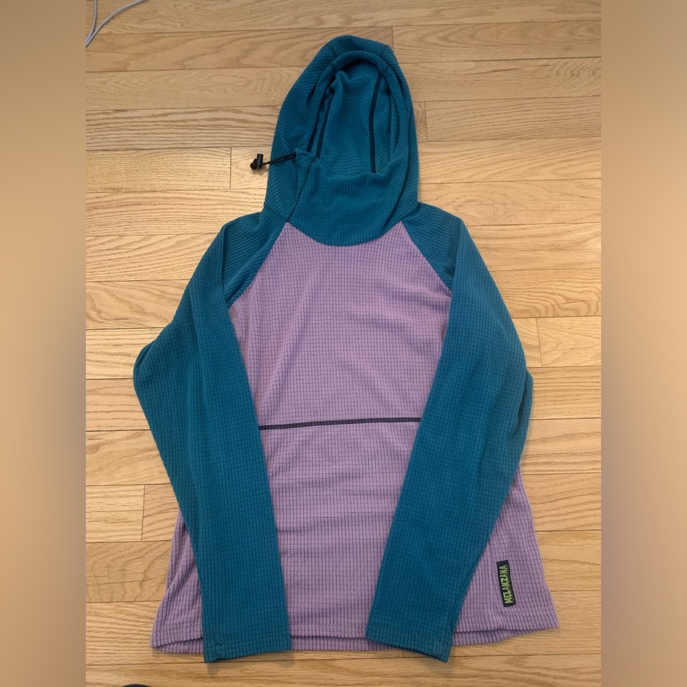 Women’s Melanzana Microgrid Hoodie size Medium